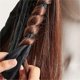 thumbnail image 4 of Rizadores de pelo sin calor con cinta de satén, diadema rizadora sin calor para rizos nocturnos y ondas largas, color rosa., 4 of 5