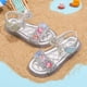 thumbnail image 1 of Novedad de verano de Disney, sandalias para niñas, zapatillas 5D de dibujos animados a la moda para niños, zapatos para niños, zapatos de playa de princesas congeladas, 30 plantillas de 19cm Gao Jinjia LED, 1 of 2
