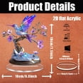 thumbnail image 5 of Animal Statues Decorative Ornament Home Decors Flower Branch Bird Figurines, 5 of 15