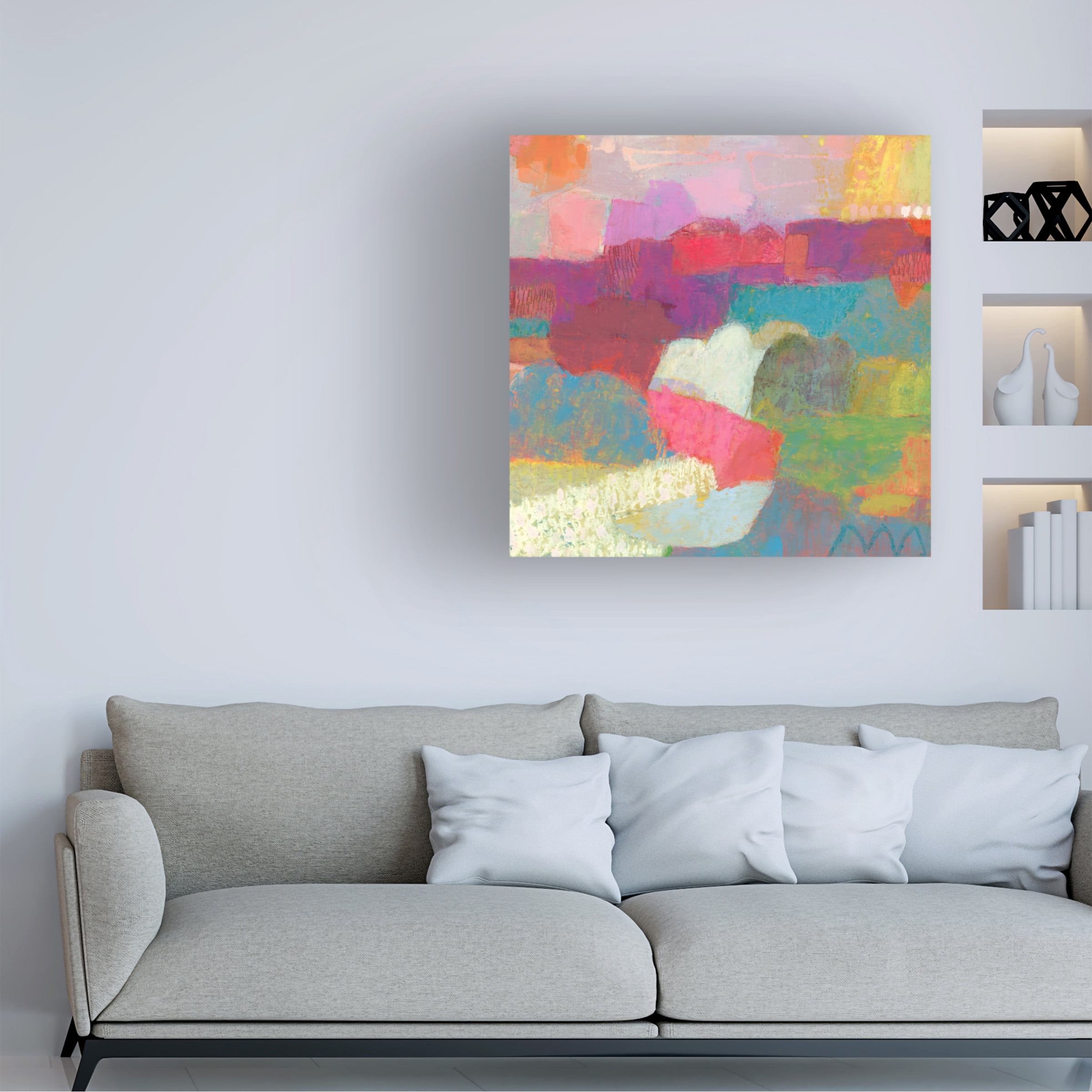 Sue Jachimiec 'Gramercy IV' Canvas Art