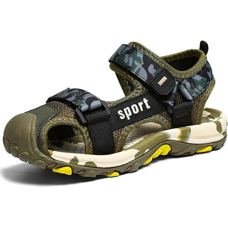 

Boys Closed Toe Sports Water Sandals Fashion Non-Slip Beach Sandals Outdoor Comfortable Athletic Sandals for Kids Summer Casual Shoes Walking Hiking