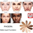 thumbnail image 5 of PHOERA Foundation Makeup Full Coverage Fast Base Brighten long-lasting Shade, 5 of 5