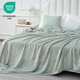thumbnail image 6 of PHF Fleece Twin Blanket, Fuzzy Soft Lightweight Blankets for Bed, Sofa, Suitable for All Season, Sage Green, 66x90 inches, 6 of 6
