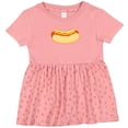 thumbnail image 3 of Inktastic Funny Hot Dog Girls Baby Dress, 3 of 5