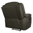 thumbnail image 5 of Lacoo Manual Wall Hugger Recliner with Massage, Brown Microfiber, 5 of 10