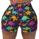 thumbnail image 2 of Fotbe Colorful Dinosaur Shorts Sin Costuras – Shorts Deportivos de Cintura Alta para Mujer, Elásticos para Gimnasio, Yoga, Running o Ciclismo-XX-Large, 2 of 8
