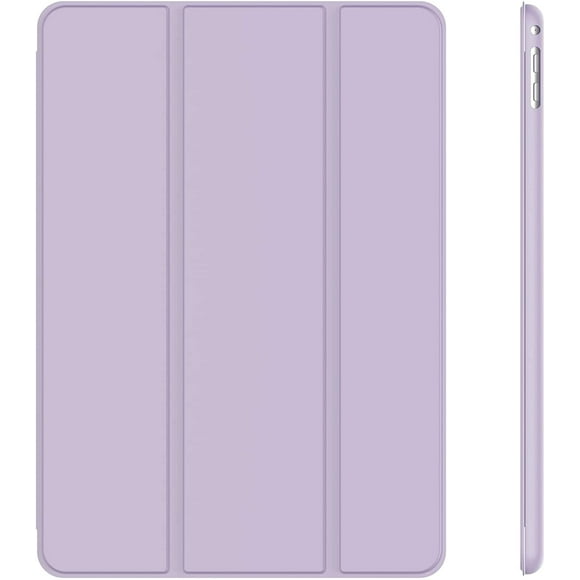 Lonbiaci Case for iPad Air 2 (Not for iPad Air 1st Edition), Smart Cover with Auto Wake/Sleep, Light Purple