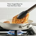 thumbnail image 5 of KitchenAid Hard Anodized 12.25 Inch Ceramic Nonstick Frying Pan, Oven Safe to 500°F, Porcelain White, 5 of 8