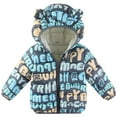 thumbnail image 2 of Staki Toddler Winter Jacket Baby Boy Coat Light Boys Coats Snow Fleece Jackets Baby Winter Coat 12M,18M,24M,2T,3T,4T,5T,6Y(Sky Blue,2-3 Years), 2 of 7