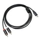 thumbnail image 1 of Cable de audio dual tipo C a 2 para TV, amplificadores, grabadoras y componentes de cine en casa 1M, 1 of 9