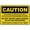 Warning Sign 1, variant on Caution Rf Hazard Sign 8"x12", Aluminum Tin Warning Signs for Home Outdoor Garden, Durable Hazard Sign for Electronic Area