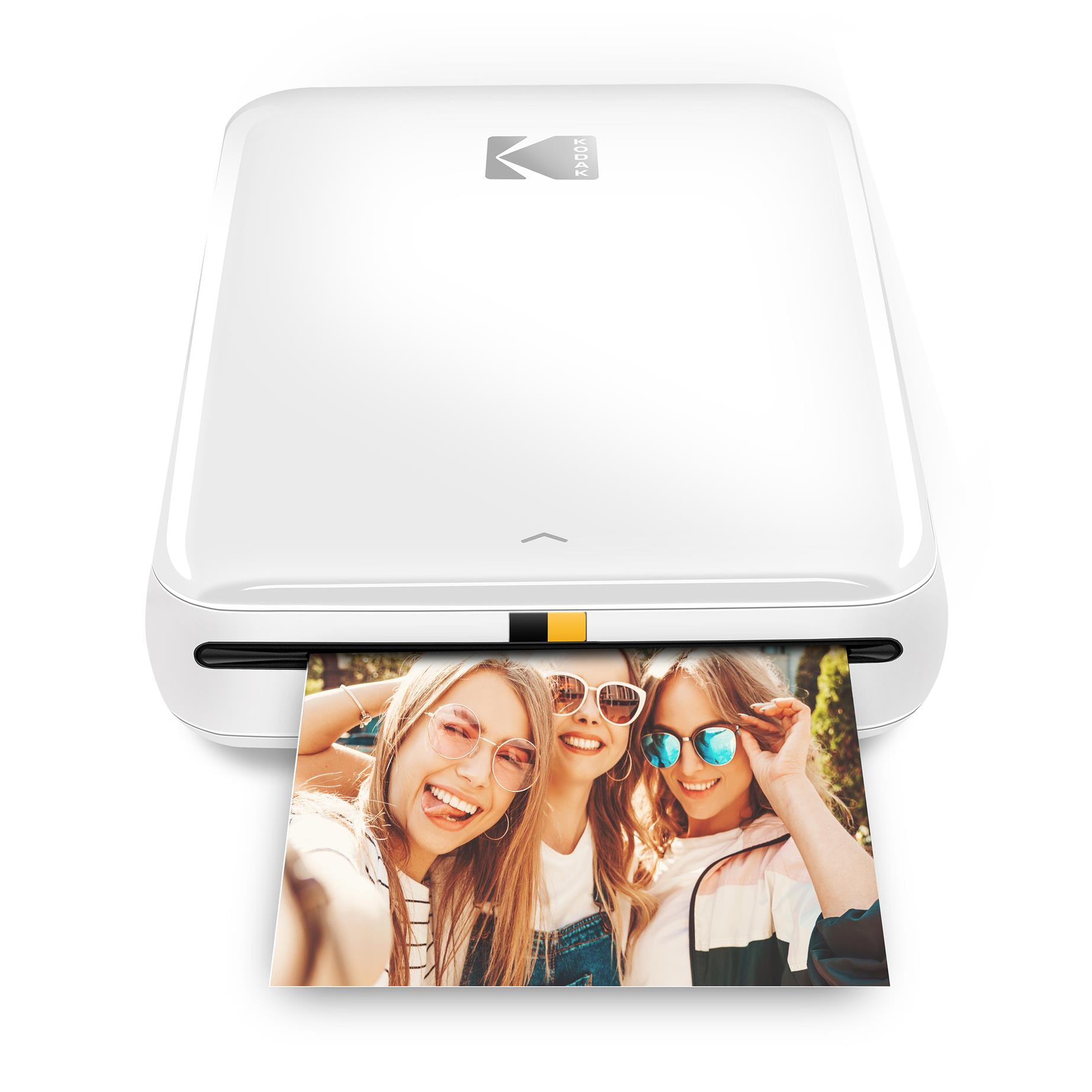Diplomacy stomach ache To construct Kodak Step Wireless Mobile Photo Printer (White) Compatible w/iOS &  Android, NFC & Bluetooth Devices - Walmart.com