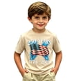 thumbnail image 4 of 250 Anniversary USA Shirts - 250 Anniversary USA Merchandise 4th Of July Fashion Novelty Tees Tops (Toddler 2-3 Years Beige), 4 of 8