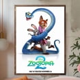 thumbnail image 2 of Zootopia 2 Judy Hopps Nick Wilde Poster Wall Art Decor 12x18 UNFRAMED, 2 of 3