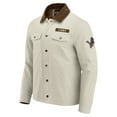 thumbnail image 2 of Men's NFL x Darius Rucker Collection by Fanatics Tan Detroit Lions Midweight Canvas Full-Button Jacket, 2 of 6