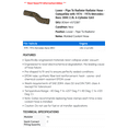 thumbnail image 2 of Lower - Pipe To Radiator Radiator Hose - Compatible with 1974 - 1976 Mercedes-Benz 280C 2.8L 6-Cylinder GAS - Gates, 2 of 2