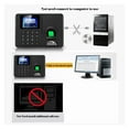thumbnail image 3 of Fingerprint Attendance Biometric Machine System Employee Keypad Electric Time Clock Recorder USB Data Manage ,Versatile Punching Options, 3 of 6