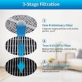 thumbnail image 3 of 4 Pack True Hepa Replacement Filter Compatible For Rigoglioso Gl2103 Jinpus Gl-2103 And Ltlky 900s-week, 3 of 4