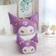 thumbnail image 2 of Kuromi-cojín de felpa púrpura para silla, almohada decorativa de estilo japonés para sofá, regalos de Navidad para niña, 2 of 5