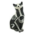 thumbnail image 3 of Ebros DOD Skeleton Cat Statue Halloween X-Ray Decor Crazy for Cats (Male Cat), 3 of 6