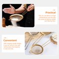 thumbnail image 3 of Miangastore Kitchen Strainer Fine Mesh Strainer Golden Ergonomic Handle 1Pcs, 3 of 8