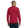 thumbnail image 2 of PC55LS Port & Company Long Sleeve 50/50 Cotton/Poly T-Shirt Men's Tee-Shirt, 2 of 2