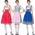 thumbnail image 3 of Costume Oktoberfest pour Femmes Robe Dirndl Allemande Costume Robe Carnaval Bavarois Fête, 3 of 5