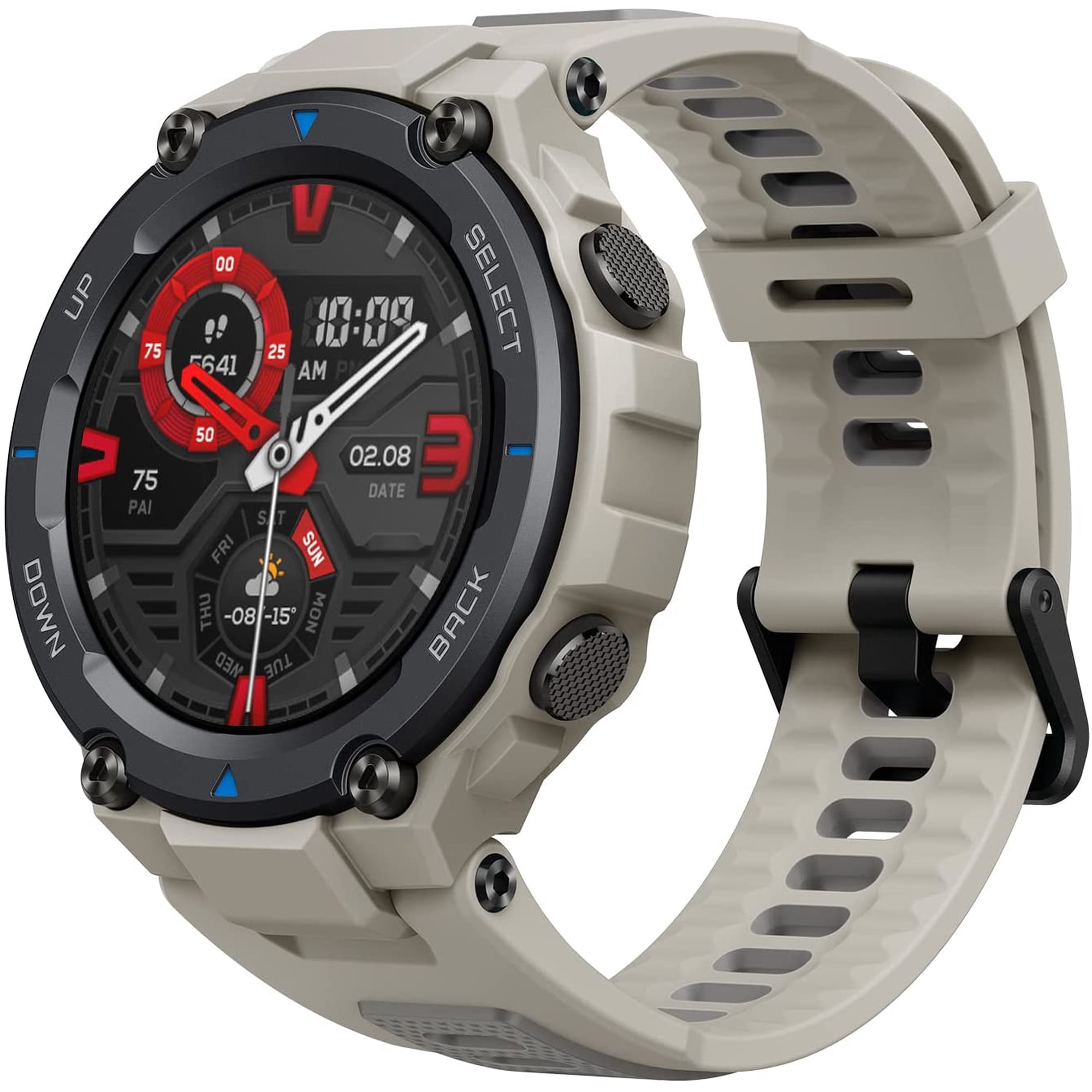Amazfit W2013US2N T-Rex Pro Desert Smart Watch, Gray
