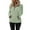 Light Green, variant on Women's Mock Neck Quarter Zip Fleece Sweatshirt, Soft Plush Pullover with Front Pockets, Cozy Winter Sweater for Cold Weather, Casual Daily Wear and Holiday Gatherings Black L