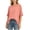 Pink, variant on Enjoytime Women's Tops Half Sleeve Round Neck Solid Color T-Shirts Casual Loose Basic Tees 2026