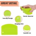thumbnail image 3 of 2Pcs Dough Scraper Plastic Dough Cutter Bench Scraper Dough Bowl Spatula Multipurpose Food Scrappers Kitchen Tool for Dough, Pastry, Pizza, Bread, Baking Cake Fondant Icing and More, 3 of 7