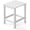 White, variant on GREENVINES Adirondack-Outdoor-Side-Table | Single-Tier | 14 x 13 Inches | HDPE Plastic | All Weather | White | Outside End Tables | for Patio Porch Backyard Indoor