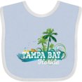 thumbnail image 3 of Inktastic Tampa Bay Florida Beach Trip Boys or Girls Baby Bib, 3 of 4