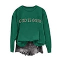 thumbnail image 2 of Under 10 dollars! Women's Oversized Sweatshirt Embroidery Casual Long Sleeve Fleece Pullover Tops, 2 of 4