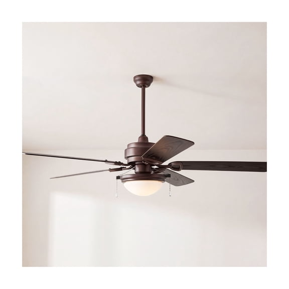 52" Casa Vieja Marina Breeze Industrial Rustic Farmhouse Indoor Outdoor Ceiling Fan with LED Light Oil Brushed Bronze Wet Rated for Patio Exterior