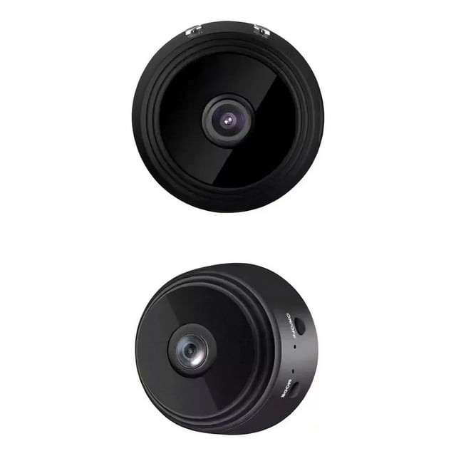Cámara Mini Espía Ip Wifi Monitoreo En Tiempo Real Micrófono Color Negro