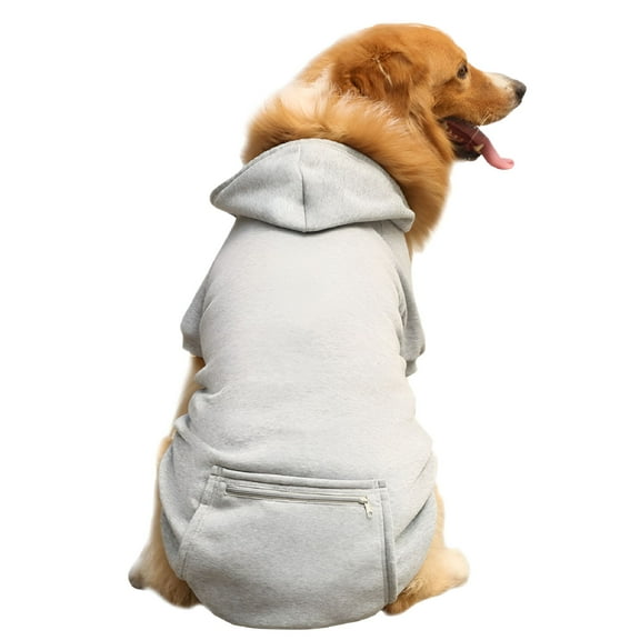 TELOLY Large Dog Hoodie with Pocket, Polyester, Dog Sweatshirt, Various Sizes