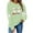 Green, variant on Halloween Sweatshirts for Womens Crewneck Ghost Printed Shirts Fall Winter Long Sleeve Sweaters Casual Blouses Loose Sweatshirt Pullover Top Halloween Costumes