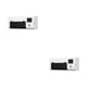 thumbnail image 3 of Yuarrent Soporte para cepillos de Cepillos automáticos Estante de almacenamiento Organizador Accesorios Negro 2piezas, 3 of 6