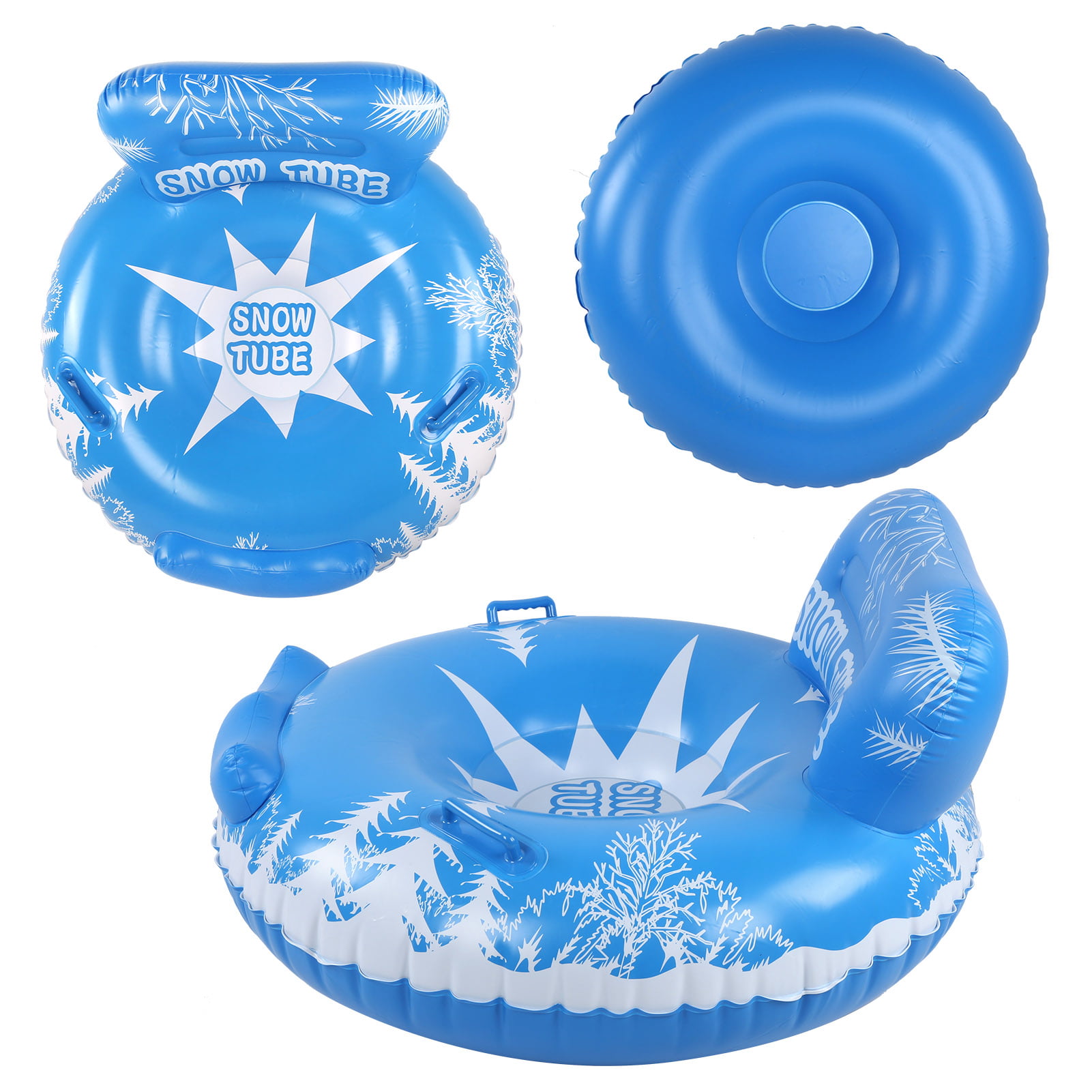 Details about   New Winter Outdoor Inflatable Skiing Ring Toy Floated Skiing Board Accessories 