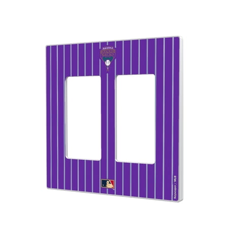 Arizona Diamondbacks 1999-2006 Cooperstown Pinstripe Double Rocker Light Switch Plate