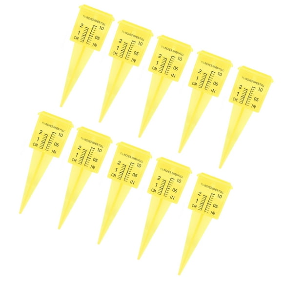 Pluviómetro, 10 Pluviómetros Para Exteriores De 1,5 Pulgadas, Práctico Para Riego