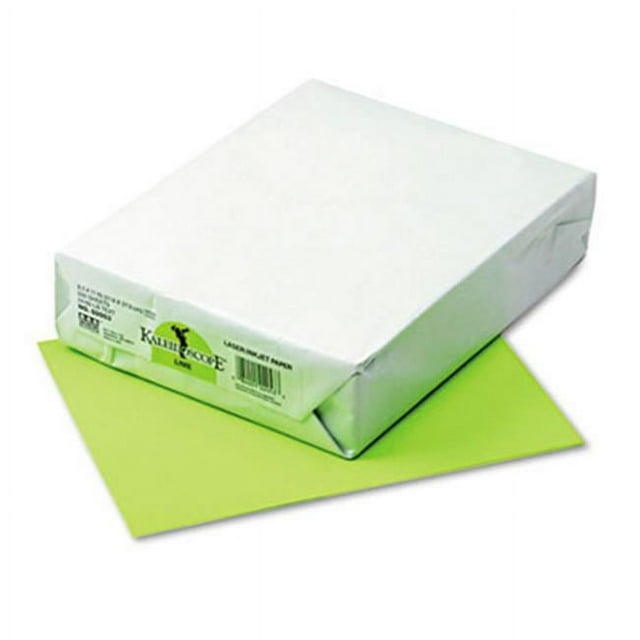Pacon 102053 Papier Coloré Polyvalent Kaléidoscope - 24lb - 8-1/2 x 11- Lime - 500 Feuilles/rême