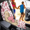 thumbnail image 4 of XYZCANDO Hand-drawn Hearts Car Seat Cover Cooling, for Truck Seat Bucket Seat SUV Seat Suitable for Cars Trucks, 4 of 6