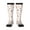 3 Black, variant on Milk Tea Print Thigh High Socks Extra Long Stretchy Sock Women Over Knee High Opaque Stocking Daily Wear
