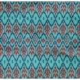 thumbnail image 4 of oneOone Organic Cotton Poplin Twill Fabric Geometric Ikat Print Fabric BTY 42 Inch Wide, 4 of 4