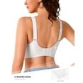thumbnail image 6 of A AGROSTE Womens Wireless Bras V Mesh Comfortable Supportive Bralette Push UP Tshirt Bra No Underwire Seamless Full Coverage, 6 of 10