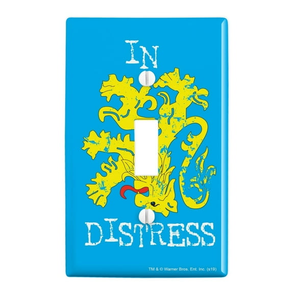 Big Bang Theory In Distress Plastic Wall Decor Toggle Light Switch Plate Cover