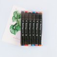 thumbnail image 1 of Juego de 48 rotuladores de colores para niños, rotuladores de acuarela de doble punta oleosos de 80/24 colores, pinceles para niños de la escuela, 1 of 6