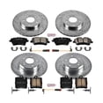 thumbnail image 3 of Power Stop Front and Rear Ceramic Brake Pad and Drilled and Slotted Rotor Kit K6745, 3 of 10